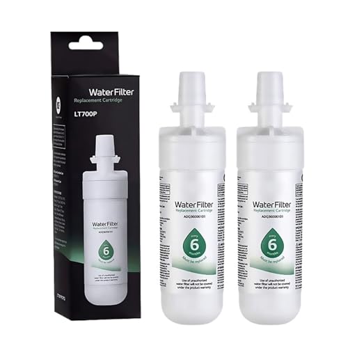 Kühlschrank-Wasserfilterfilter Ersetzen, Kompatibel Mit Kenmore, Wasserfilter 9690, Kompatibel Mit LG, LT700p ADQ36006101-ADQ36006102(2pcs) von KADILRTV