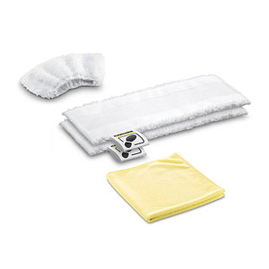 KÄRCHER Wischbezüge-Set für Dampfreiniger Mikrofaser bis 60 °C waschbar, 1 Set KÄRCHER Wischbezüge-Set für Dampfreiniger Mikrofaser bis 60 °C waschbar, 1 Set von KÄRCHER