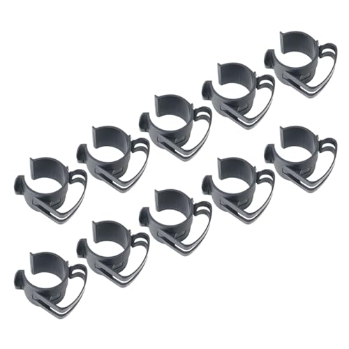 10 x hochfeste Kabel-Clips, Halter für Bühnenbeleuchtung und Hörgeräte, einfaches Einrasten 10 x hochfeste Kabel-Clips, Halter für Bühnenbeleuchtung und Hörgeräte, einfaches Einrasten von KAHDGSS