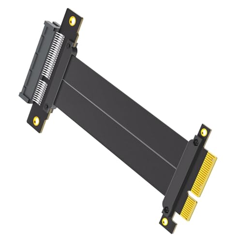 KAHDGSS 180 Grad Bis 180 Grad Rechtwinkliger PCIE4.0 GPU Verlängerungskabel PCIE4.0 Risers Kartenband Extender KAHDGSS 180 Grad Bis 180 Grad Rechtwinkliger PCIE4.0 GPU Verlängerungskabel PCIE4.0 Risers Kartenband Extender von KAHDGSS