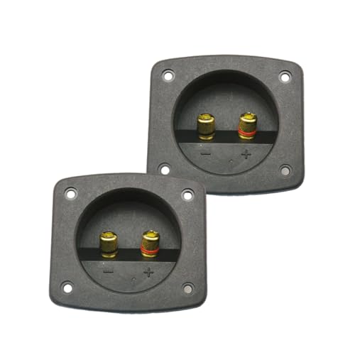 KAHDGSS 2pcs Home Car Stereo Stereo Subwoofer Stecker 2 Wege Lautsprecher Box Klemmen Bindung Nach Umlaut Lautsprechern Box von KAHDGSS