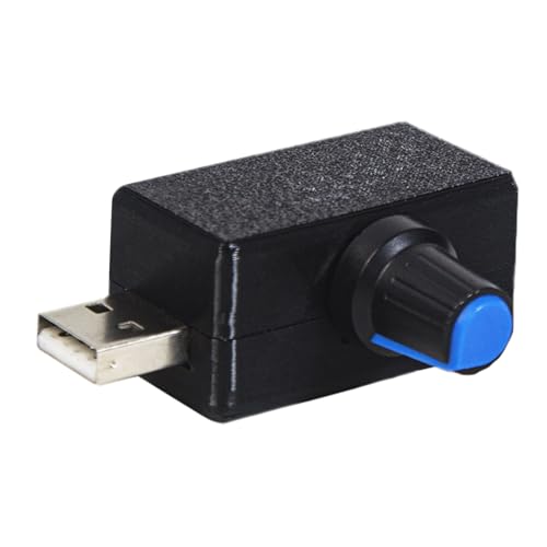 KAHDGSS 5-V USB Lüftergeschwindigkeitsregler Mit Kontinuierlicher Steuerung Und Leisem Betrieb Für Schreibtisch Und Laptop Lüfter von KAHDGSS