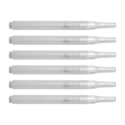 KAHDGSS 6pcs Nachfüllbarer Leerer Pinsel Stift Klare Leere Farbstift Acryl Leere Marker Zum Malen Auf Papierholz Keramik Metall KAHDGSS 6pcs Nachfüllbarer Leerer Pinsel Stift Klare Leere Farbstift Acryl Leere Marker Zum Malen Auf Papierholz Keramik Metall von KAHDGSS