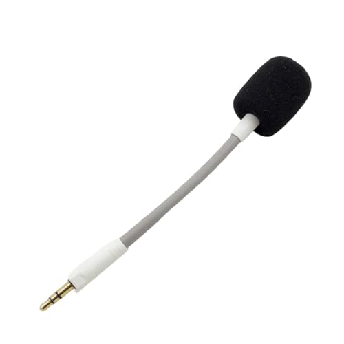 KAHDGSS Abnehmbares Mikrofon für Gaming-Headsets, Geräuschunterdrückung, Mikrofon, 3,5 mm von KAHDGSS