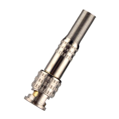 KAHDGSS BNC Video Stecker Videoanschluss Lötfreie Koaxial Adapter Mit Schraubverschluss Für CCTV Kameras KAHDGSS BNC Video Stecker Videoanschluss Lötfreie Koaxial Adapter Mit Schraubverschluss Für CCTV Kameras von KAHDGSS