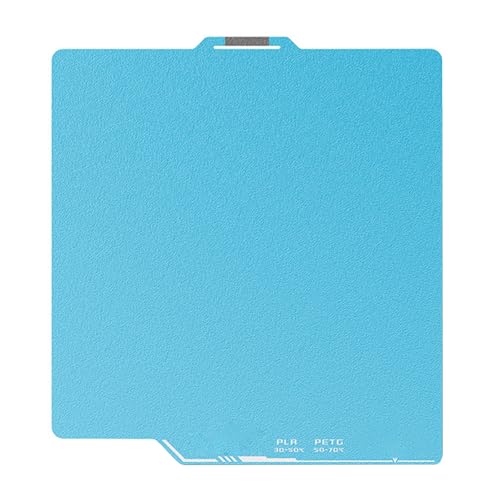KAHDGSS Bauplatte Textur Glatte Textur 257x257mm Federstahlblech Druckmaschine Ersatz Für Labor P1 P1P X1C von KAHDGSS