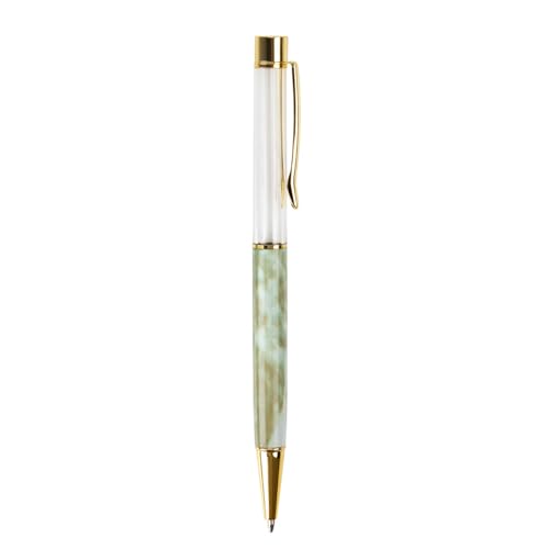 KAHDGSS Kugelschreiber mit Metallstift, Clip, Büro, Signierstift, Drehbewegung, 1,0 mm Spitze, reibungsloses Schreiben, für Frauen und Mädchen, 6 Stück von KAHDGSS