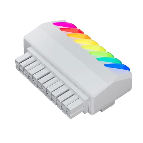 KAHDGSS Mainboard-Motherboards 24-poliger Netzteil-Adapter mit 90-Grad-Anschluss und ARGB-Funktion, langfristige stabile Nutzung von KAHDGSS