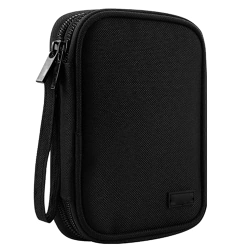 KAHDGSS Praktische Festplatten-Aufbewahrungstasche, ein-/doppellagig, Festplatten-Organizer, Schutzhülle für Handy-Powerbanks KAHDGSS Praktische Festplatten-Aufbewahrungstasche, ein-/doppellagig, Festplatten-Organizer, Schutzhülle für Handy-Powerbanks von KAHDGSS