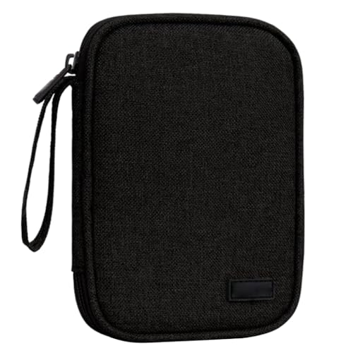 KAHDGSS Praktische Festplatten-Aufbewahrungstasche, ein-/doppellagig, Festplatten-Organizer, Schutzhülle für Handy-Powerbanks KAHDGSS Praktische Festplatten-Aufbewahrungstasche, ein-/doppellagig, Festplatten-Organizer, Schutzhülle für Handy-Powerbanks von KAHDGSS