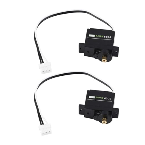 KAHDGSS SC09 Kupfergetriebe Digitalservo Für Luftfahrtmodelle Und Automodelle. Realistische Und Genaue Bewegungseffekte Für Den Modellbau. SC09-Servo von KAHDGSS