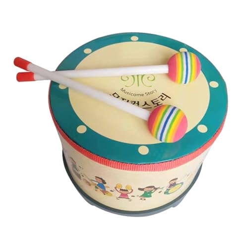 Kinder Hand Drum Child Preschool Spielzeug Rhythmus Drum Bildungsmusik Spielzeugboden Drum Handheld Percussion Instrument Kinder Hand Drum Child Preschool Spielzeug Rhythmus Drum Bildungsmusik Spielzeugboden Drum Handheld Percussion Instrument von KAHDGSS