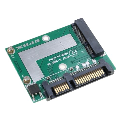 mSATA auf 2,5 Zoll SATA3 Adapter unterstützt 30 x 50 mm mSATA SSD Konvertierung auf Standard 6,3 cm SATA 6,0 Gbit/s Erweiterungsmodul von KAHDGSS
