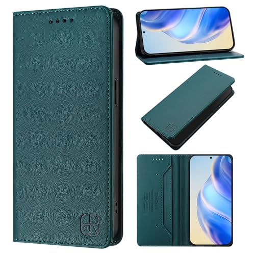KAIDON PU Leder Schutzhülle für Galaxy A06 4G/5G - Produktmodell RC01-1 (Grün) von KAIDON