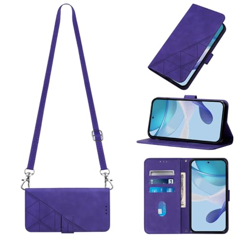KAIDON PU Leder Schutzhülle für Galaxy A26 5G - Produktmodell PT03-3 (lila) von KAIDON