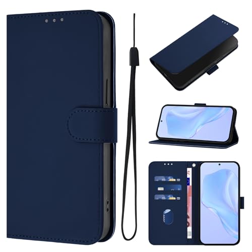 KAIDON PU Leder Schutzhülle für Galaxy A36 5G - Produktmodell PT01-1 (Marineblau) von KAIDON