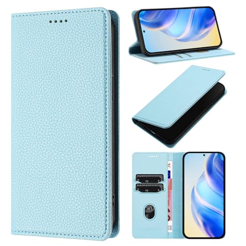 KAIDON PU Leder Schutzhülle für Pixel 9a - Produktmodell PT13-1 (Blau) von KAIDON