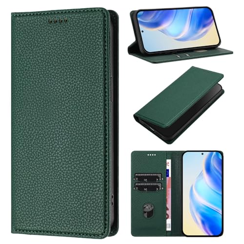 KAIDON PU Leder Schutzhülle für iPhone 16e - Produktmodell PT13-1 (Grün) von KAIDON
