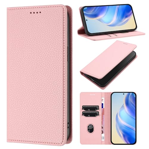 KAIDON PU Leder Schutzhülle für iPhone 16e - Produktmodell PT13-1 (Rosa) von KAIDON