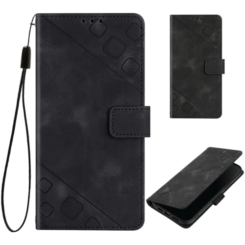 KAIDON Schutzhülle aus PU-Leder für Galaxy A36 5G - Produktmodell PT05-1 (Schwarz) von KAIDON