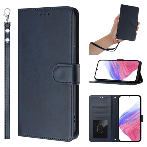 KAIDON Schutzhülle aus PU-Leder für Galaxy A36 5G - Produktmodell PT08-2 (Blau) von KAIDON
