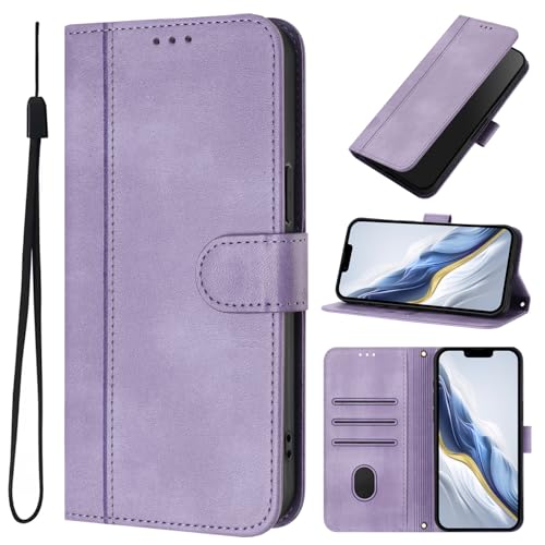 KAIDON Schutzhülle aus PU-Leder für Galaxy S25 - Produktmodell PT16-1 (Lila) von KAIDON