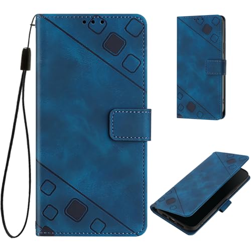 KAIDON Schutzhülle aus PU-Leder für Galaxy XCover7 Pro - Produktmodell PT05-1 (blau) von KAIDON