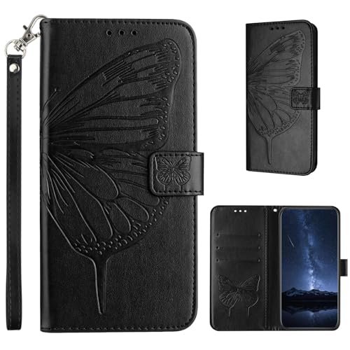 KAIDON Schutzhülle aus PU-Leder für iPhone 16e - Produktmodell PT02-2 (Schwarz) von KAIDON