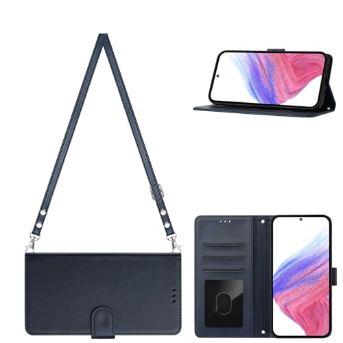 KAIDON Schutzhülle aus PU-Leder für iPhone 16e - Produktmodell PT08-3 (Blau) von KAIDON