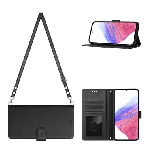 KAIDON Schutzhülle aus PU-Leder für iPhone 16e - Produktmodell PT08-3 (Schwarz) von KAIDON