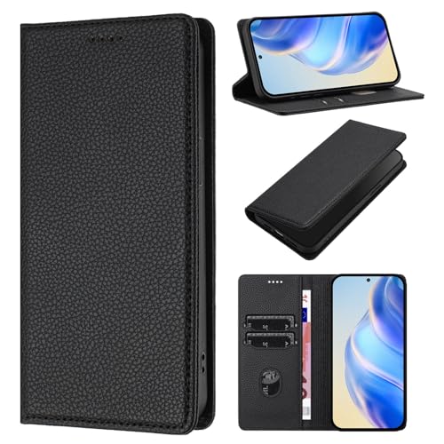 KAIDON Schutzhülle aus PU-Leder für iPhone 16e - Produktmodell PT13-1 (Schwarz) von KAIDON