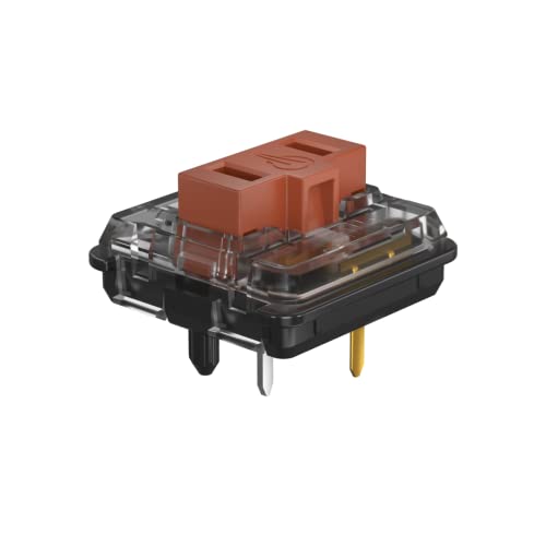 KAILH Official Store Low Profile Switch 1350 Chocolate Kailh Mechanische Tastatur Switch RGB SMD Clicky (110, Choc Brown) von KAILH