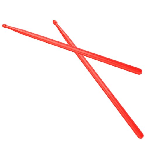 KAILIKETIY 1 Paar Trommelstock Stöcke Schlagzeug Üben Trommeln Schlüssel Performance Drumsticks Stock Für Musikinstrumente Musik Drumstick Für Anfänger Percussion-stick Rot Nylon von KAILIKETIY