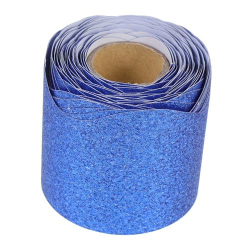KAILIKETIY 1 Roll Glitzernder Klassenzimmer Blackboard Border Decal Austauschbares Bulletin -brettverkleidung Stilvoller Papierborderpapier Austauschbares Bulletin Board Grenze von KAILIKETIY