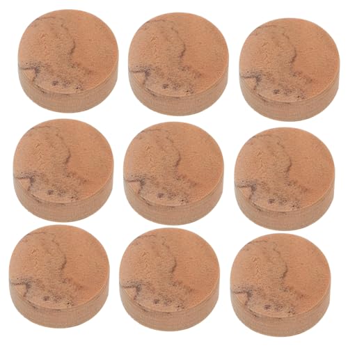 KAILIKETIY 10 Stück Saxophon-korkpolster Zubehör Für Musikinstrumente Trompete Reparatur Kork Pads Saxophon-tastatur Saxophon Kork Khaki von KAILIKETIY