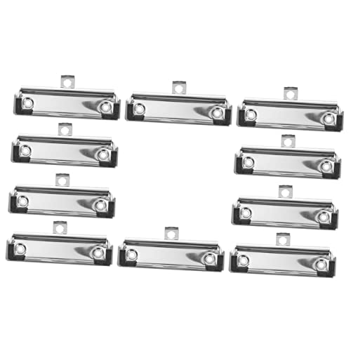 KAILIKETIY 10Stücke Metall Klemmbrett Clips Robuste und Langlebige Büro Zubehör für Dokumente mit Gummifüßen Schutz Ihrer Unterlagen für Schule und Büro KAILIKETIY 10Stücke Metall Klemmbrett Clips Robuste und Langlebige Büro Zubehör für Dokumente mit Gummifüßen Schutz Ihrer Unterlagen für Schule und Büro von KAILIKETIY