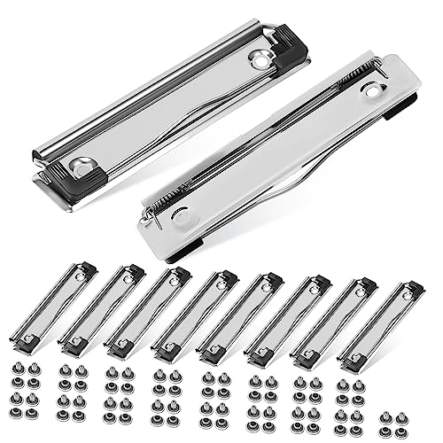 KAILIKETIY 10Stücke Montierbare Dateiplattenclips Mit Robusten Clips Und Nägeln Für Schule Büro Und Zuhause Zur Sicheren Befestigung Von Dokumenten Berichten Und Notizen KAILIKETIY 10Stücke Montierbare Dateiplattenclips Mit Robusten Clips Und Nägeln Für Schule Büro Und Zuhause Zur Sicheren Befestigung Von Dokumenten Berichten Und Notizen von KAILIKETIY