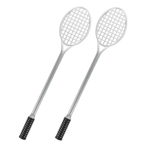KAILIKETIY 2Stücke Tennisschläger Gelstifte Niedliche Badmintonschläger Stifte Mit Feiner Spitze Schwarz Für Schule Büro Und Einzigartiges Design Komfortabler KAILIKETIY 2Stücke Tennisschläger Gelstifte Niedliche Badmintonschläger Stifte Mit Feiner Spitze Schwarz Für Schule Büro Und Einzigartiges Design Komfortabler von KAILIKETIY