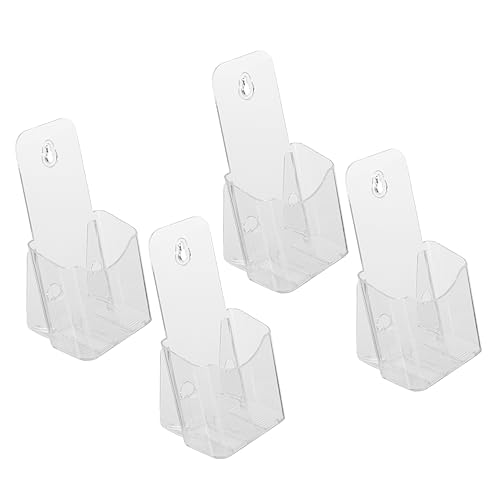 KAILIKETIY 4 Stück Präsentationsständer aus Acryl mehrere Katalog Party Broschüre -Broschüren -Broschüre -Anzeigeständer Aktie Displayhalter Klarer Prospektständer Transparent von KAILIKETIY
