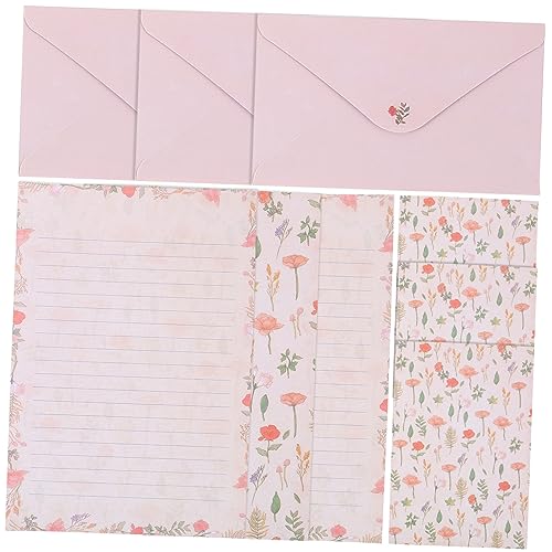 KAILIKETIY 5Sätze Dekoratives Briefpapier Umschlag Set Teiliges mit Floralen und Tierischen Motiven Schreibwaren Set für Dankesbriefe Einladungen KAILIKETIY 5Sätze Dekoratives Briefpapier Umschlag Set Teiliges mit Floralen und Tierischen Motiven Schreibwaren Set für Dankesbriefe Einladungen von KAILIKETIY