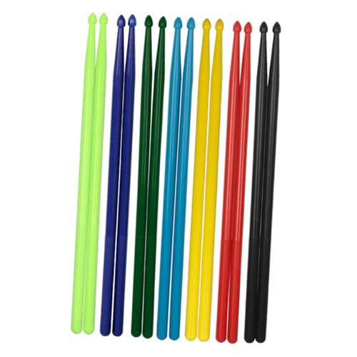 KAILIKETIY 7Paare Nylon Trommelstöcke Leichtes Schlagzeug Set Für Erwachsene Für Anfänger Und Musikliebhaber Langlebig Und Rutschfest Perfekter von KAILIKETIY
