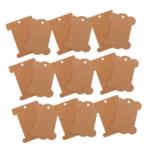 KAILIKETIY 80pcs Leere Knochenförmige Und I-förmige Papierkarten-fadenspulen Stickereien Für Cross-stitch-thread-organisatoren Und Garnhandwerkstools von KAILIKETIY
