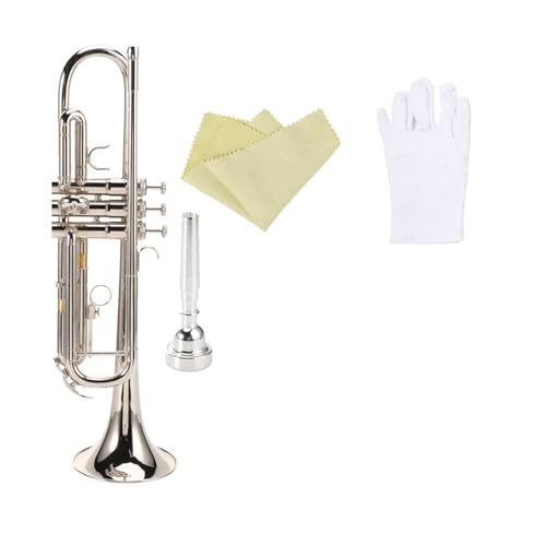 Blechblasinstrument vernickelt Trompete B-Blech Messing Anfänger professionelle Leistung Standard Trompeten von KAILNDF