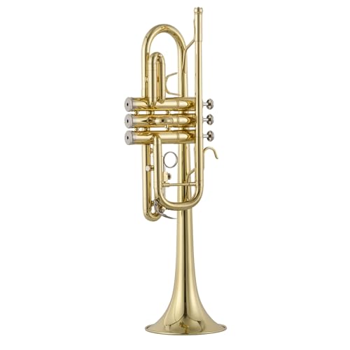 Professionelles Trompeteninstrument in C-Tonart geeignet für Anfänger Standard Trompeten von KAILNDF