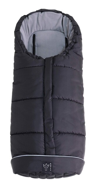 KAISER Thermo-Fleecefußsack  Pooly schwarz von KAISER