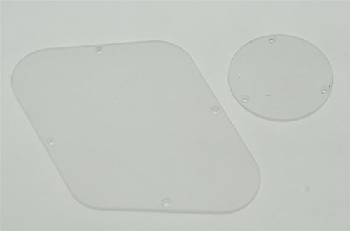 KAISH Clear LP Standard Rear Control Switch Plate Transparent Cavity Cover for USA Les Paul von KAISH