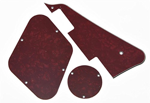 kaish Red Pearl LP Plektrumschutz & hinten Teller Switch Plate Cavity Abdeckungen für Gibson Les Paul von KAISH