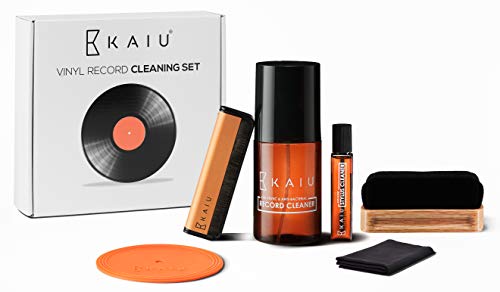 KAIU Schallplatten Reinigung Set - 6-in-1 Schallplatten Reinigungslösung, Nadel-Reiniger, Kohlefaser- und Samt Reinigungsbürste und Mikrofasertuch - Premium Vinyl Schallplatten Instandhaltungs-Kit KAIU Schallplatten Reinigung Set - 6-in-1 Schallplatten Reinigungslösung, Nadel-Reiniger, Kohlefaser- und Samt Reinigungsbürste und Mikrofasertuch - Premium Vinyl Schallplatten Instandhaltungs-Kit von KAIU