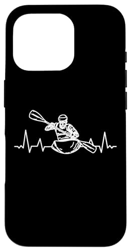 KAJAK KANU Herzschlag RAFTING BOOT Wassersport raftingboot Hülle für iPhone 16 Pro von KAJAK BOOT KANU Zubehör Geschenke Shirts