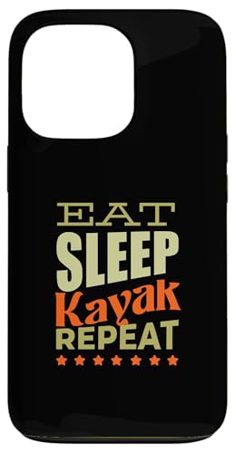 KAJAK KANU RAFTING PADDEL BOOT EAT SLEEP KAYAK Hülle für iPhone 13 Pro von KAJAK BOOT KANU Zubehör Geschenke Shirts
